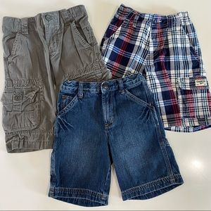 Boys size 5 Shorts Bundle 3 Pairs- Gap Old Navy Osh Kosh EUC